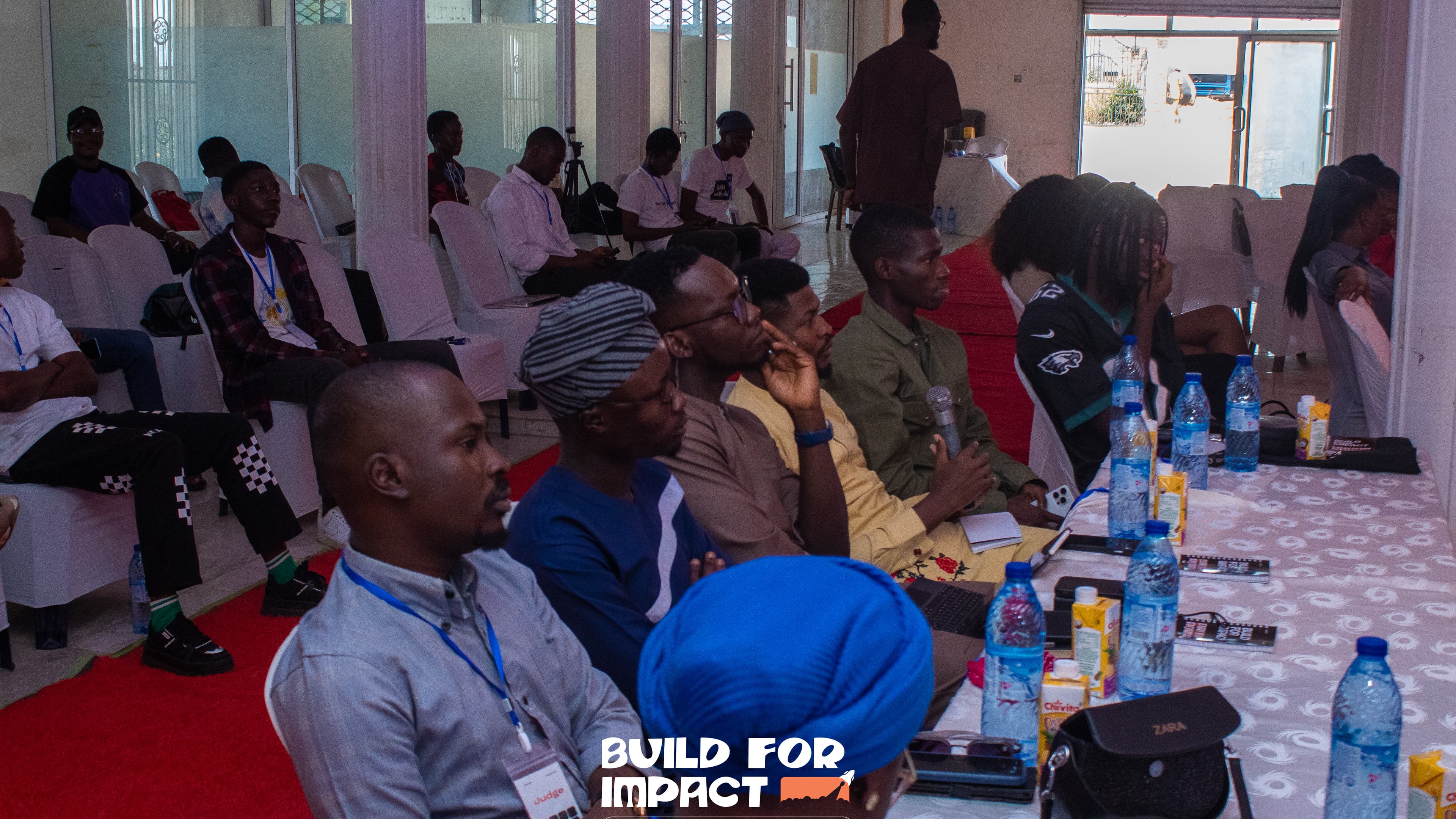 Tech event networking